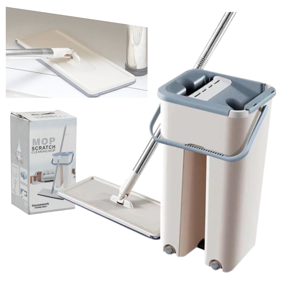 Miniatura 6 de Trapero Mopa plano Cubo Escurridor